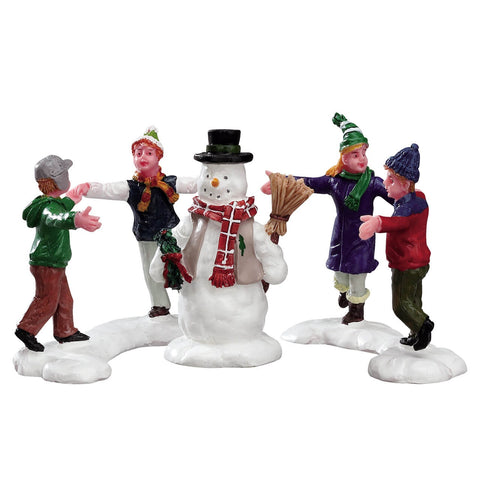 RING AROUND THE SNOWMAN, SET OF 3
