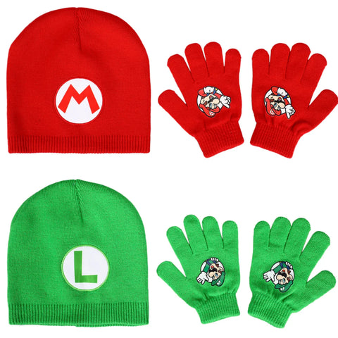 Tuques et gants - Mario et Luigi