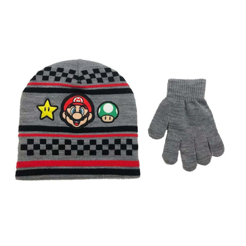 Tuque et gants - Super Mario Bros Mario Kart