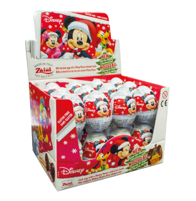 Oeuf en chocolat au lait de Noël - Mickey Mouse